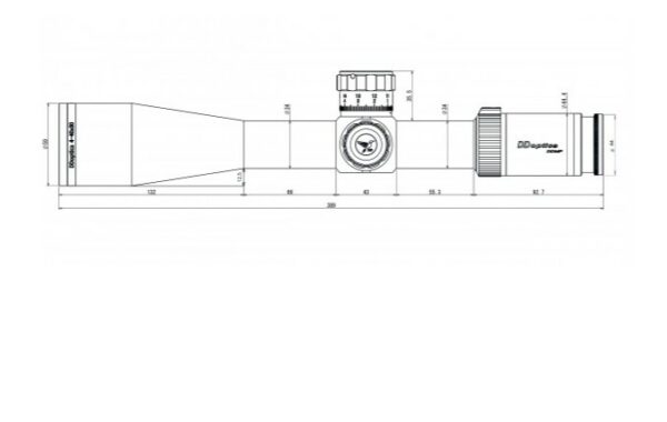 DDoptics Zielfernrohr DDMP V10 4-40x50