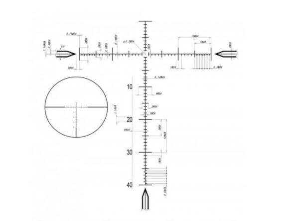 DDoptics Zielfernrohr DDMP V10 4-40x50