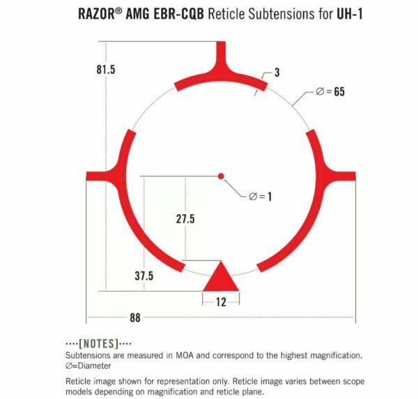 Vortex Razor AMG UH-1 Gen II Red Dot